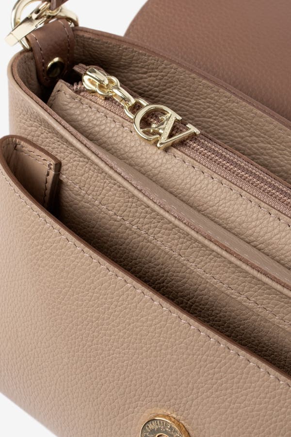 Signature CV By Cavalinho Leather Handbag 546, Alternate, color, Sand / Beige