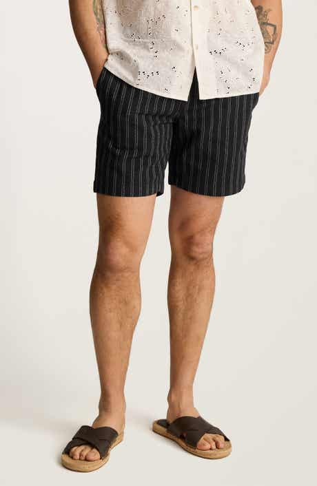 Bonobos Nomad Stripe Drawstring Cotton & Linen Shorts