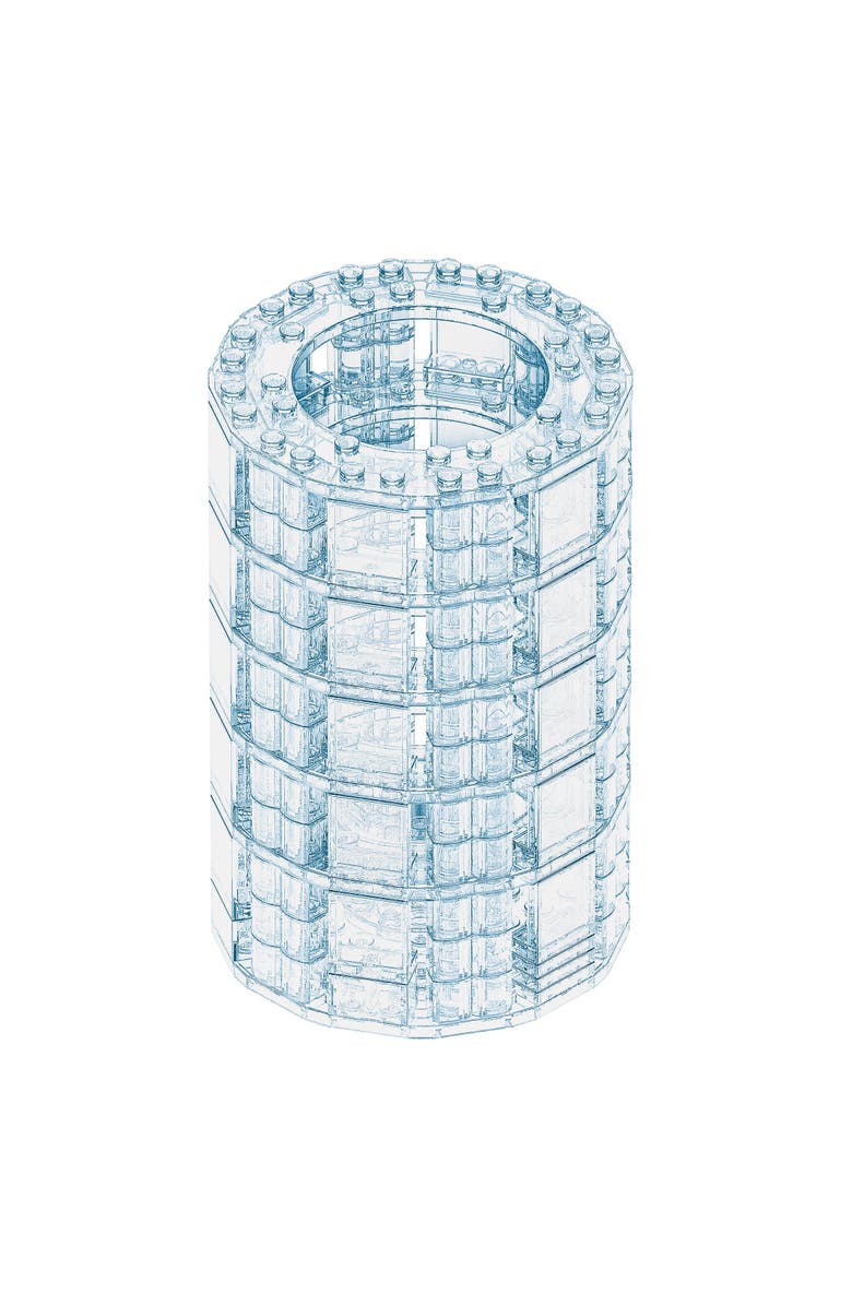 Brickcraft Bricktanicals Crystal Vase Building Set, Alternate, color, White