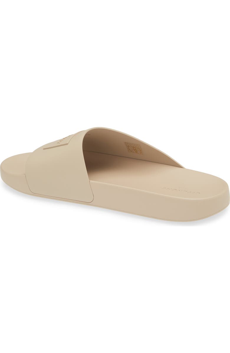 Givenchy Label Molded Slide Sandal, Alternate, color,