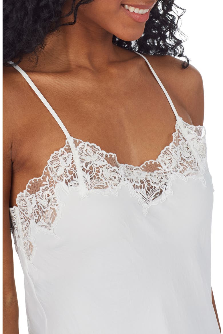 Ballet Satin Chemise, Alternate, color, WINTER WHITE