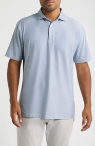 Peter Millar Rambla Microprint Performance Jersey Polo