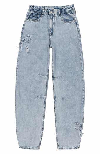 Kids' Raya Bow High Waist Balloon Jeans