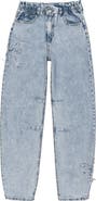 Joe's Jeans Kids' Raya Bow High Waist Balloon Jeans