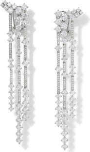 Nadri Cassi Pavé Fringe Earrings