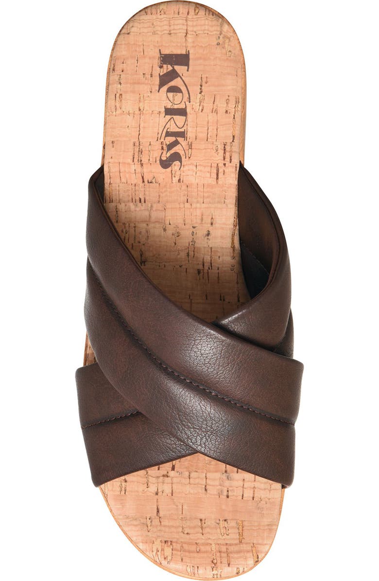 KORKS Faithe Platform Wedge Sandal, Alternate, color,