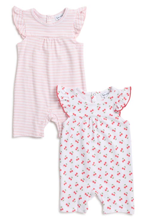 Assorted Ruffle Sleeve 2-Pack Rompers (Baby)