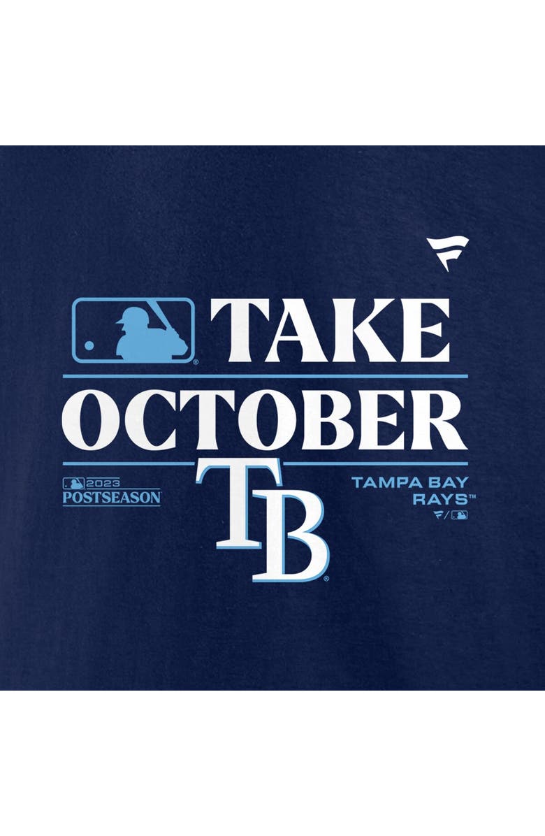 FANATICS Men's Fanatics Branded  Navy Tampa Bay Rays 2023 Postseason Locker Room T-Shirt, Alternate, color, 