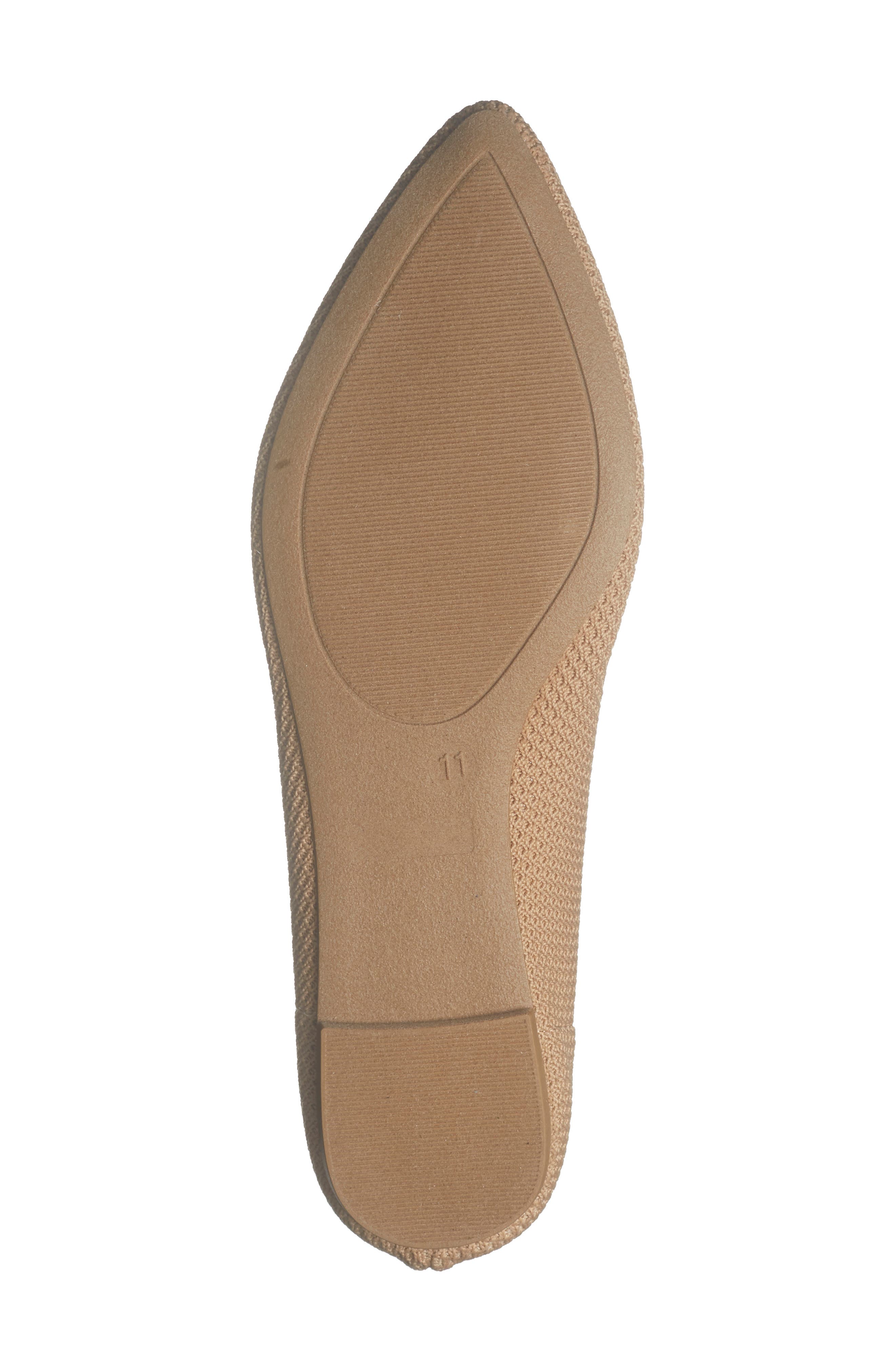 Bogota Pointed Toe Flat, Alternate, color, NATURAL/ TAN