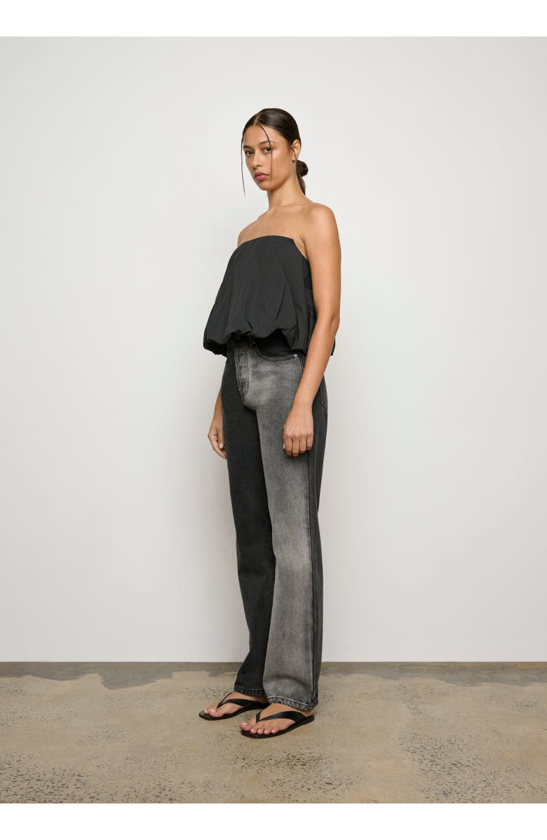 ONE OF OTHERS Gia Strapless Top, Alternate, color, Cool Black