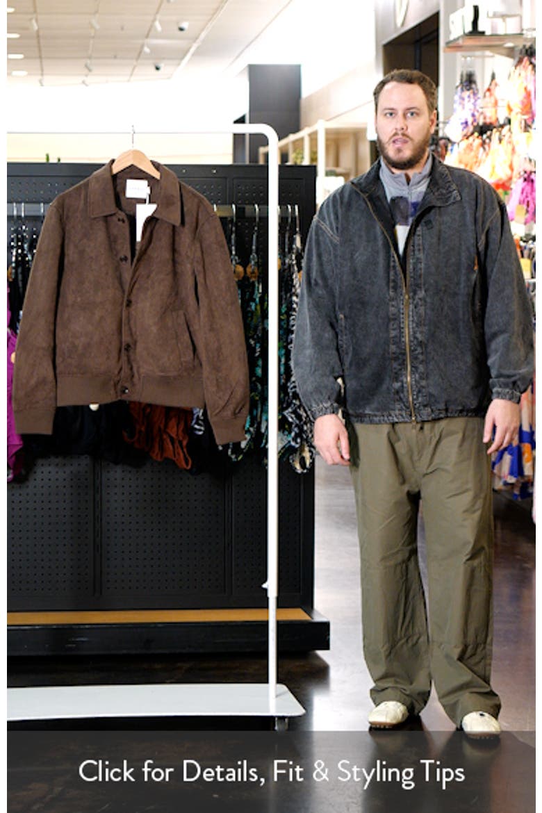 Faux Suede Harrington Jacket video