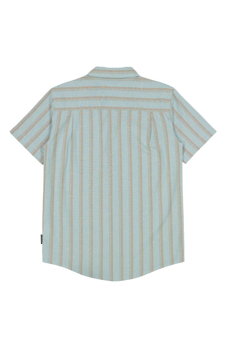 Quiksilver Kids' Oxford Classics Short Sleeve Cotton Button-Up Shirt, Alternate, color, 