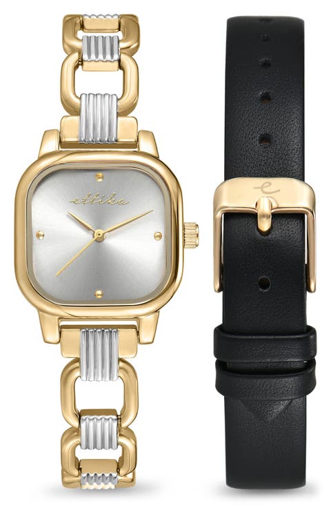 Quinn Interchangeable Strap Watch