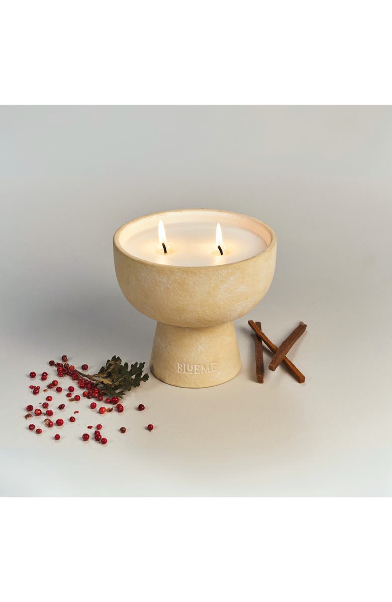 Blueme Romance Medium Ceramic Candle, Alternate, color, 
