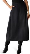 Eileen Fisher Virgin Wool Midi Lantern Skirt