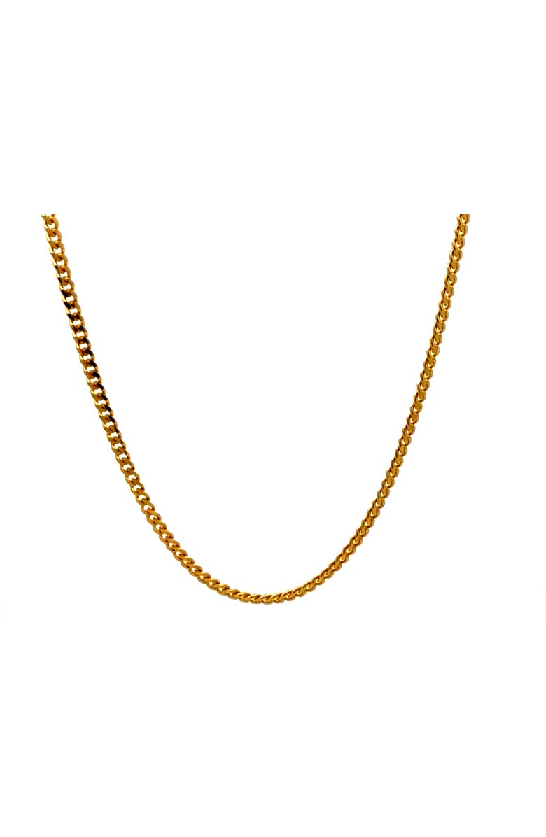 Ancona Jewelry 14K Miami Cuban Link 3.5mm 20in Chain Necklace, Alternate, color, Yellow Gold