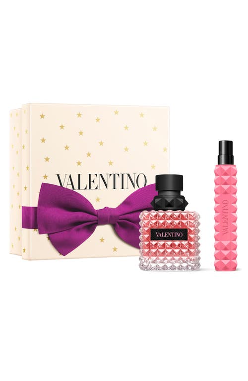 Valentino Donna Born In Roma Eau De Parfum 2-piece Gift Set With Travel Spray In Pink