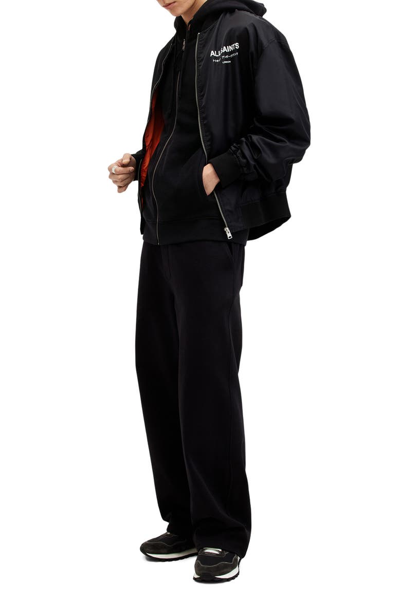 Raven Zip Hoodie, Alternate, color, BLACK