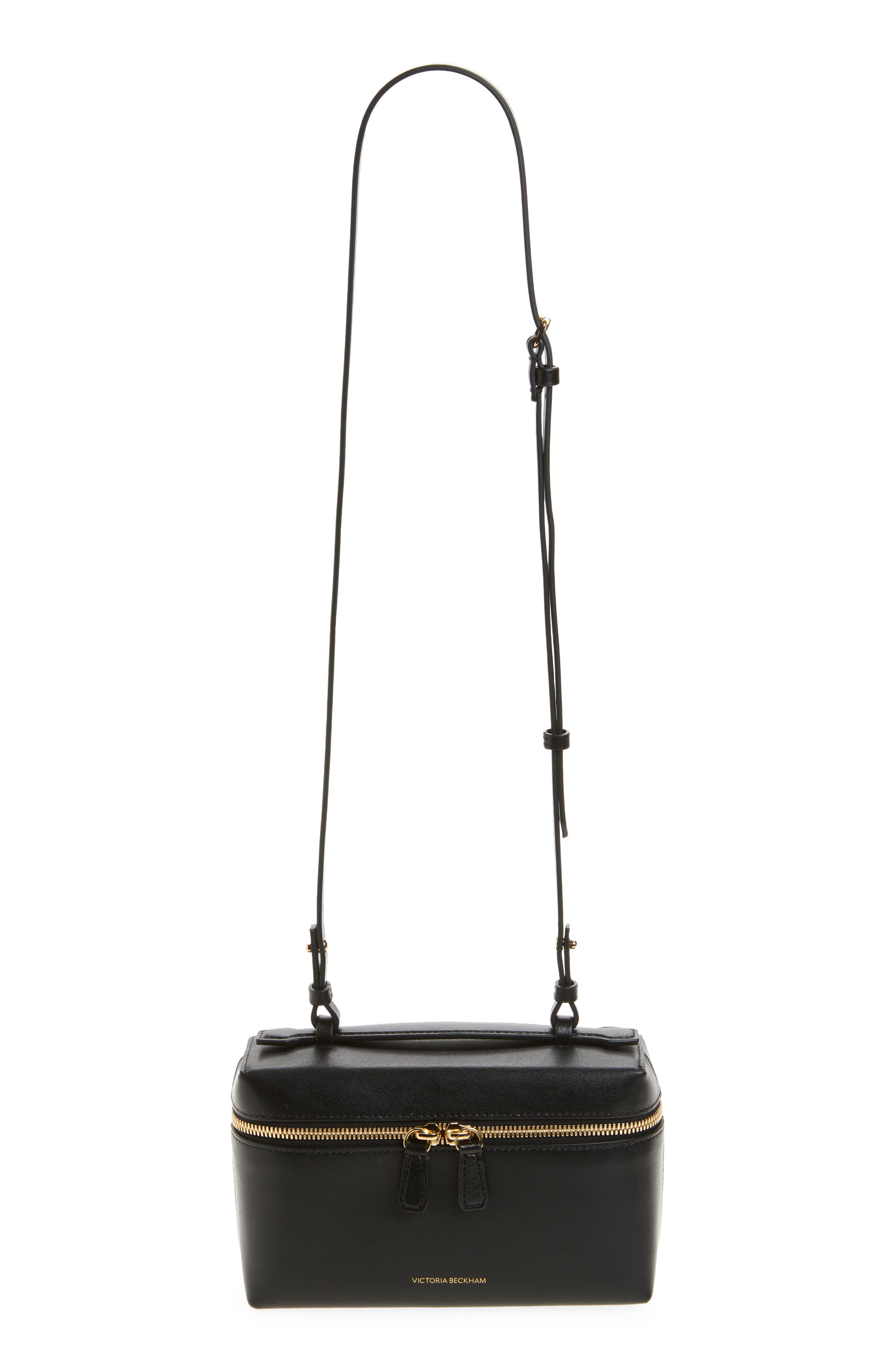 Victoria Beckham Vanity Case Crossbody Bag, Main, color, Black