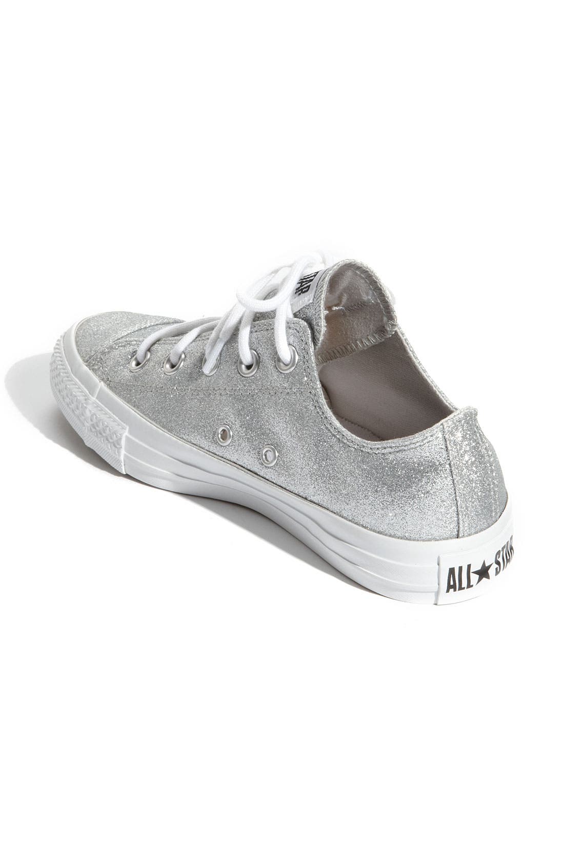 Chuck Taylor® 'Winter Glitz' Sneaker, Alternate, color, SILVER