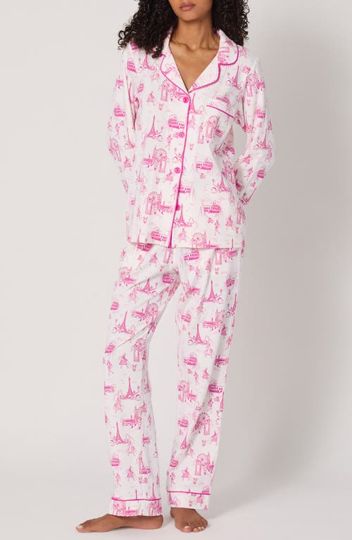 Bedhead Pajamas Print Jersey Pajamas In Pink