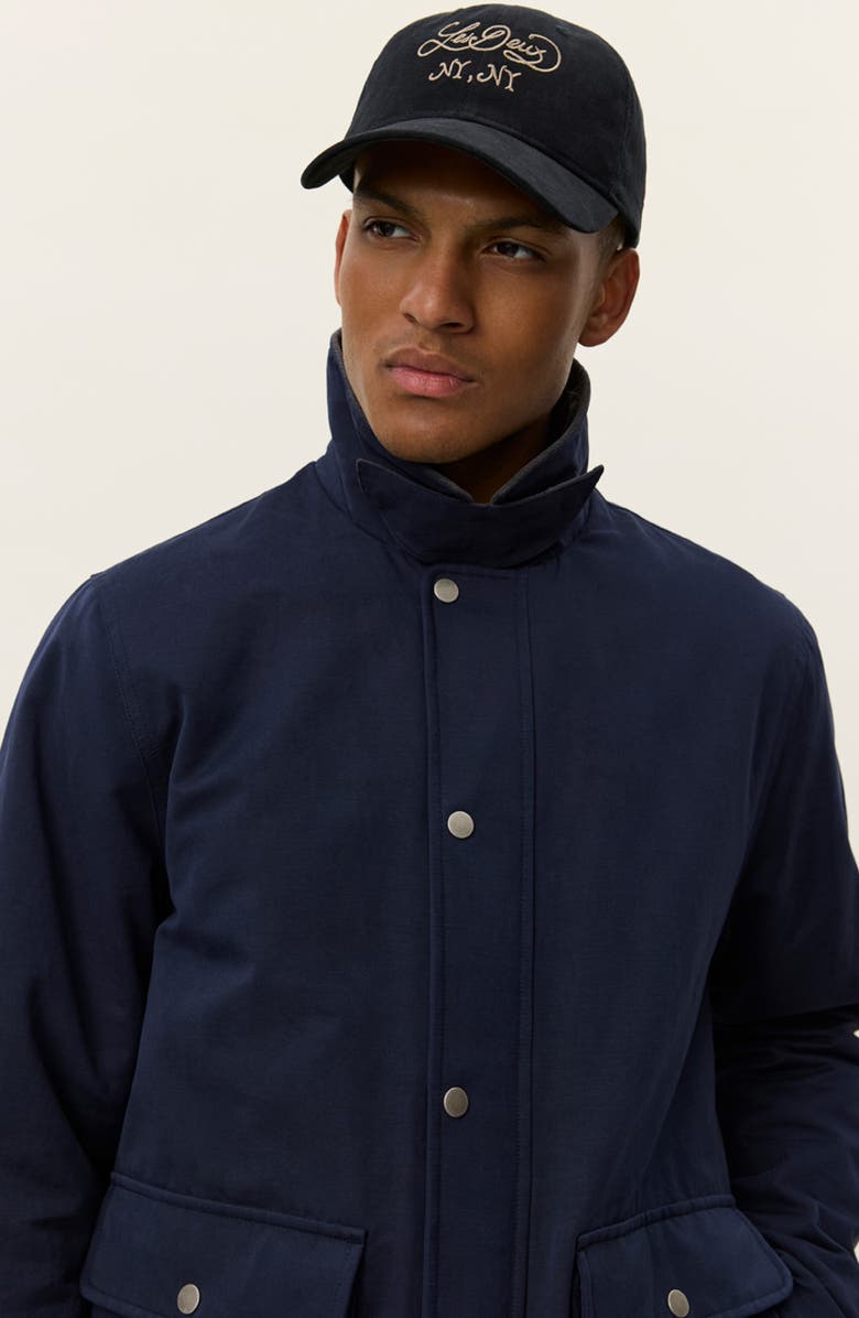 Les Deux Montana Cotton Blend Jacket, Alternate, color, Dark Navy