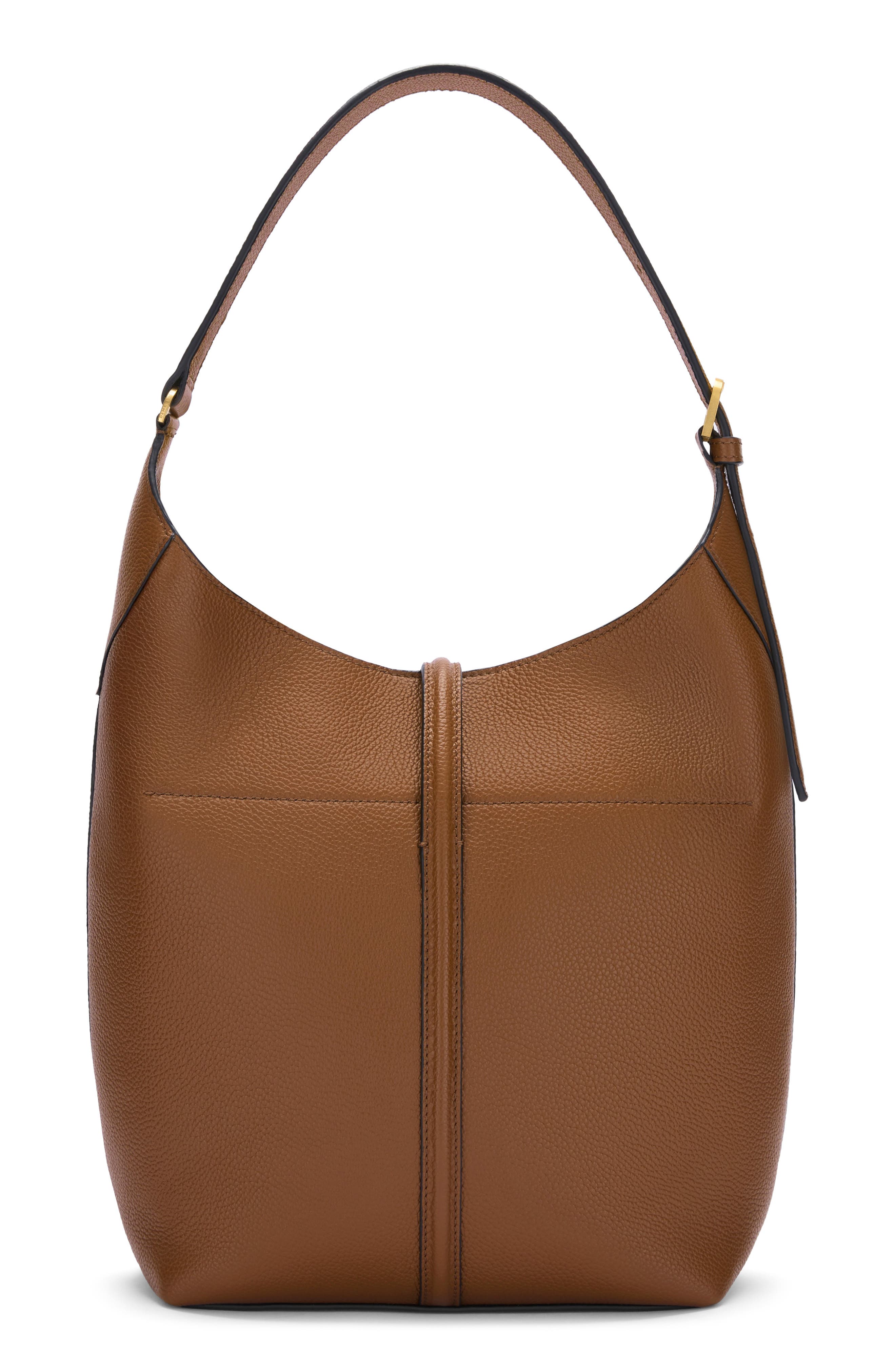 DeMellier The Siena Leather Bucket Bag, Alternate, color, Tan