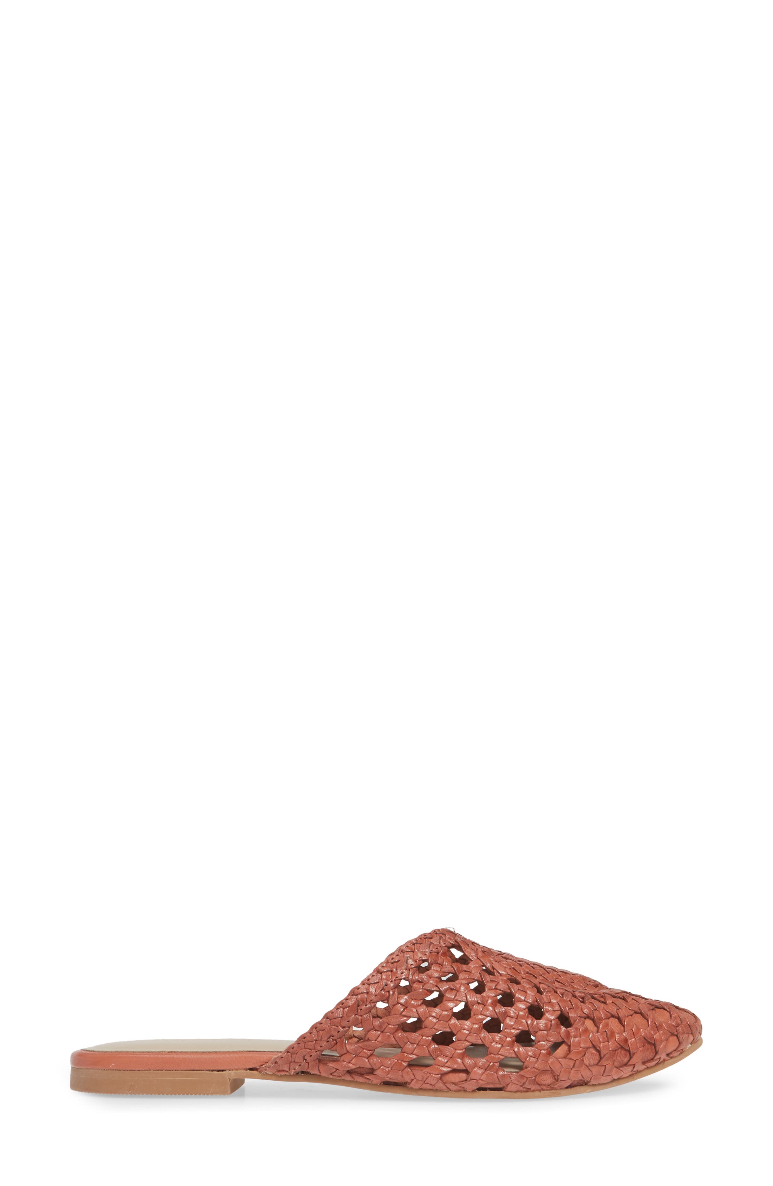 42 Gold Charmed Pointed Toe Mule, Alternate, color, Mecca Tan Leather