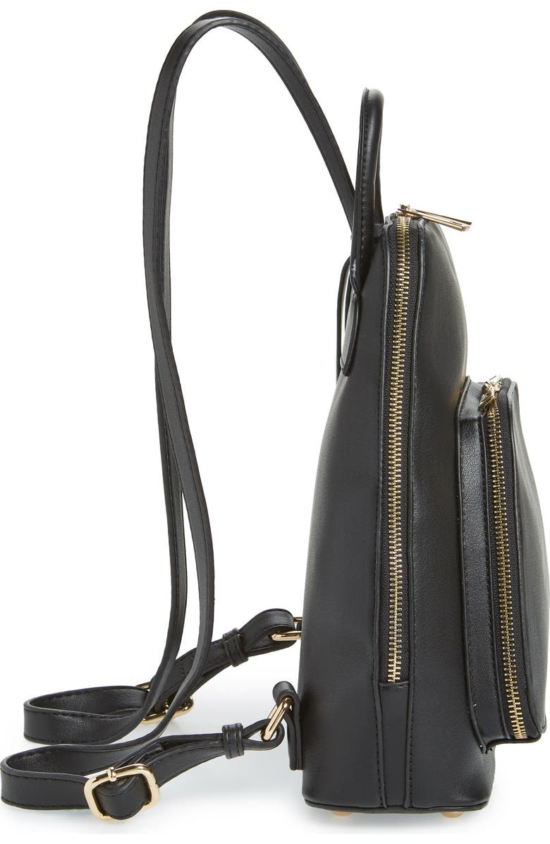 Sole Society Aushan Faux Leather Backpack, Alternate, color,