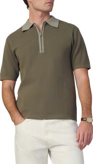 Joe's Jeans Retro Quarter Zip Polo