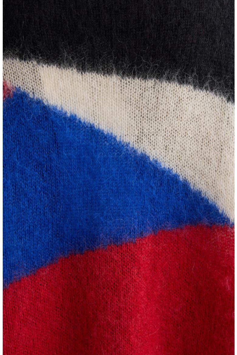 Leoncia Geometric Mohair Blend Sweater, Alternate, color, MULTICOLOR