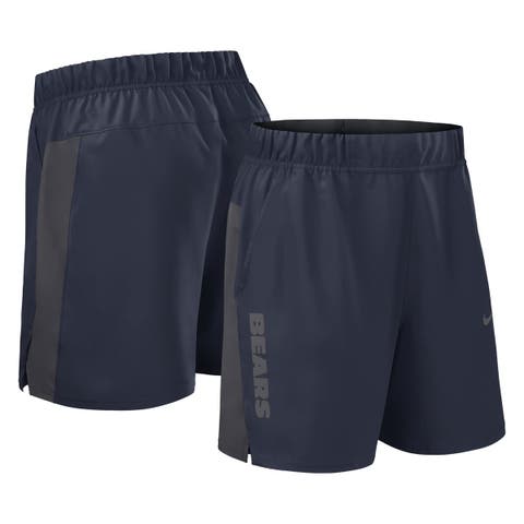 Men's Nike Navy Chicago Bears Woven Victory Performance Shorts