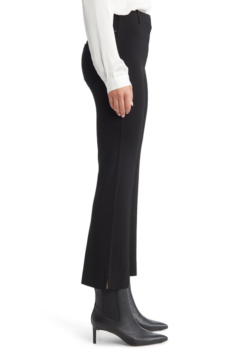 Lyssé Baby Bootcut Pants, Alternate, color, BLACK
