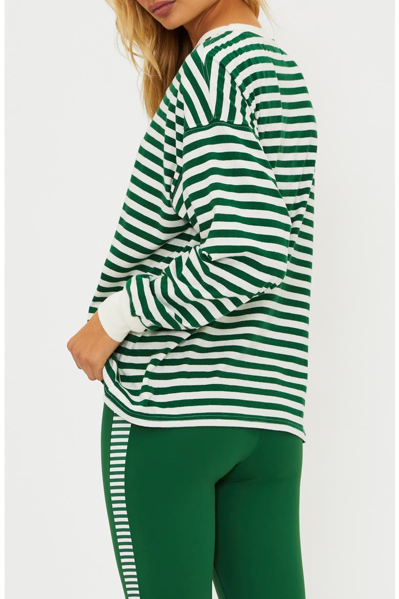 Cyra Stripe Top, Alternate, color, LA PALMA STRIPE