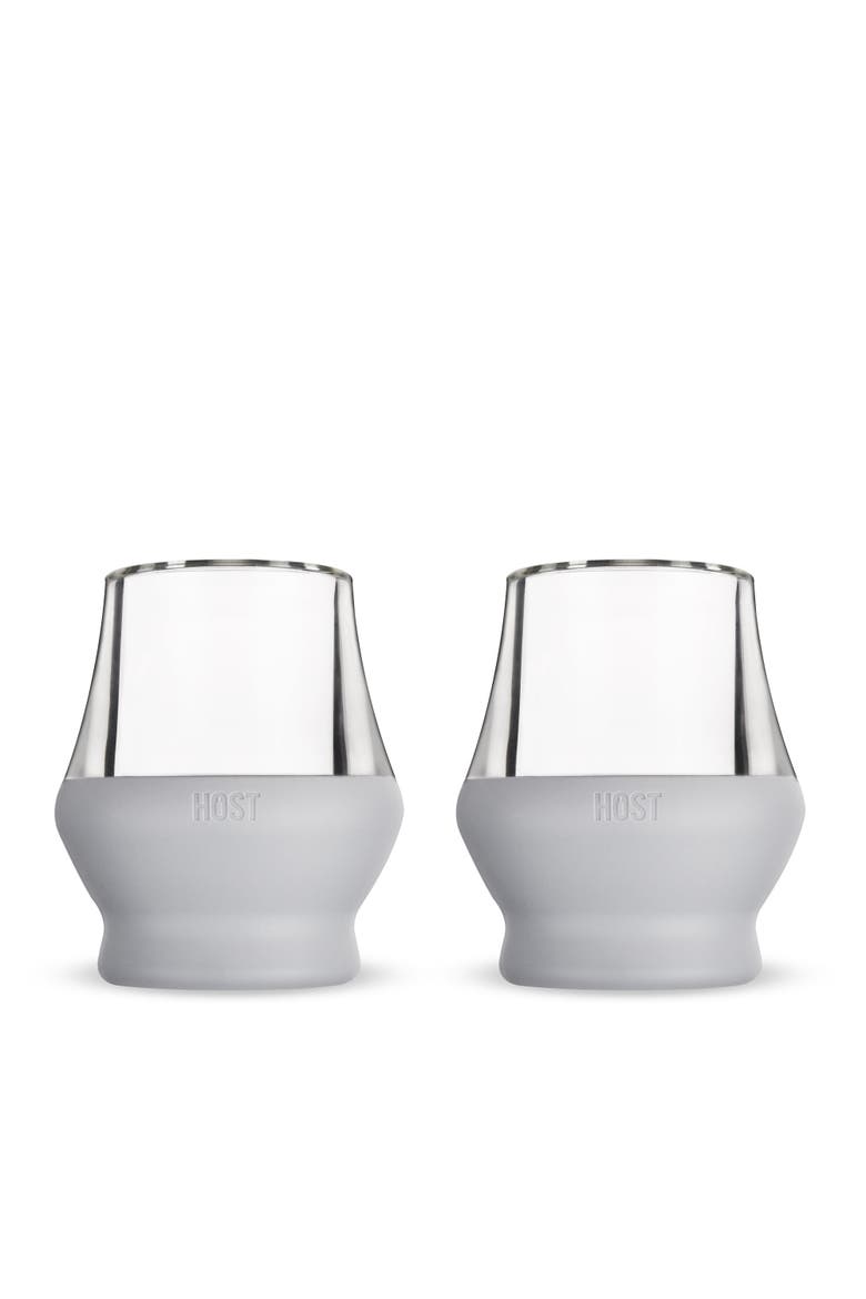Glass FREEZE Sipping Cooling Cup Set of 2, Alternate, color, Gray