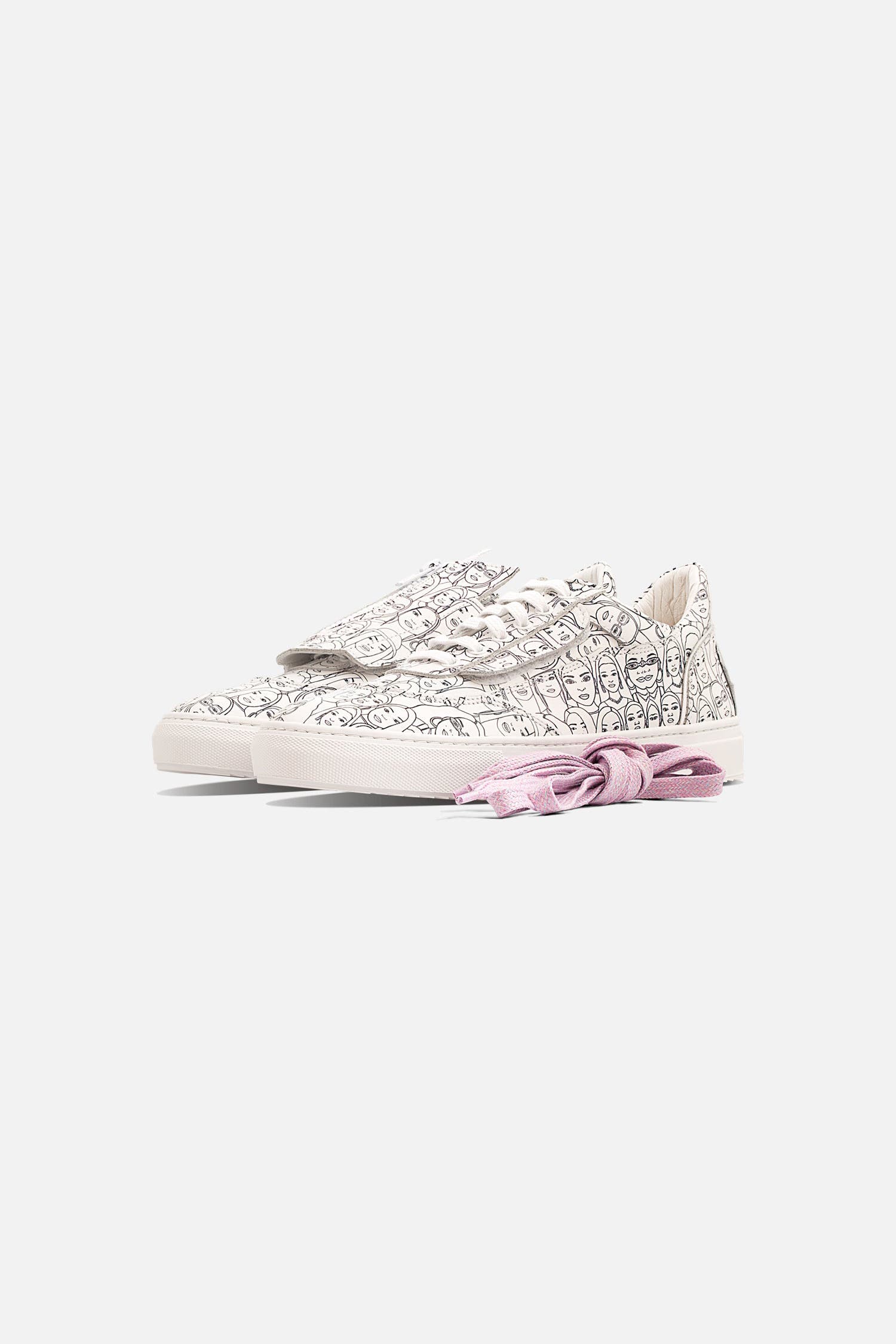 Fini Bold "TyFini" Sneaker  - Unisex, Alternate, color, White