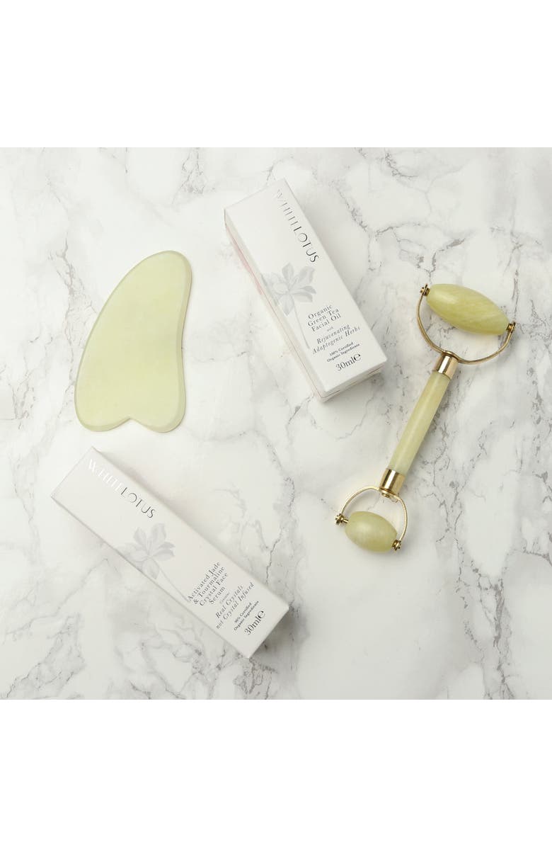 White Lotus Beauty Premium Jade Crystal Facial Set, Alternate, color, Green