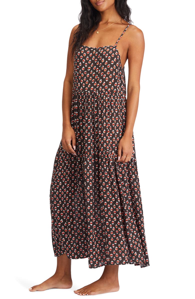 Billabong Love Forever Floral Maxi Dress, Alternate, color, 