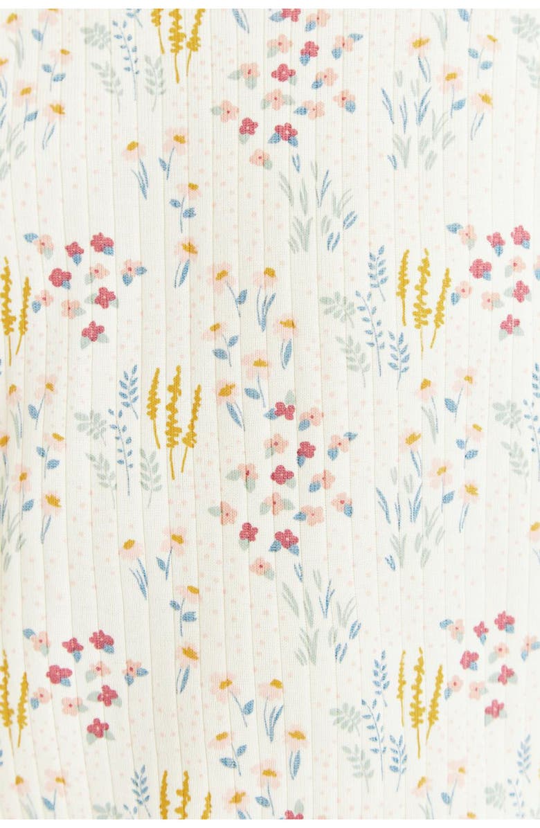 Babycottons Premium Cotton Chloe One-Piece Snug Pajamas For Infant, Alternate, color, Multicolor