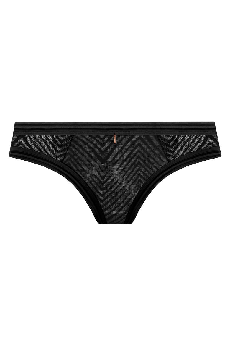 Tailored Brazilian Briefs, Alternate, color, BLACK