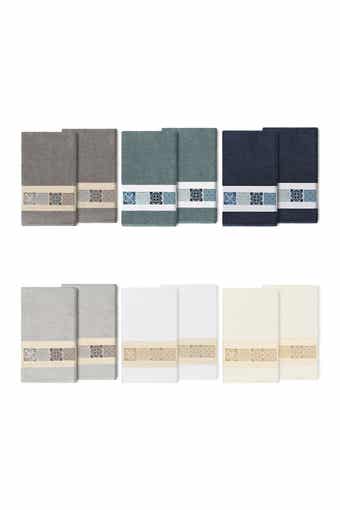 Vivian Embellished Bath Towel - Set of 2 - Teal