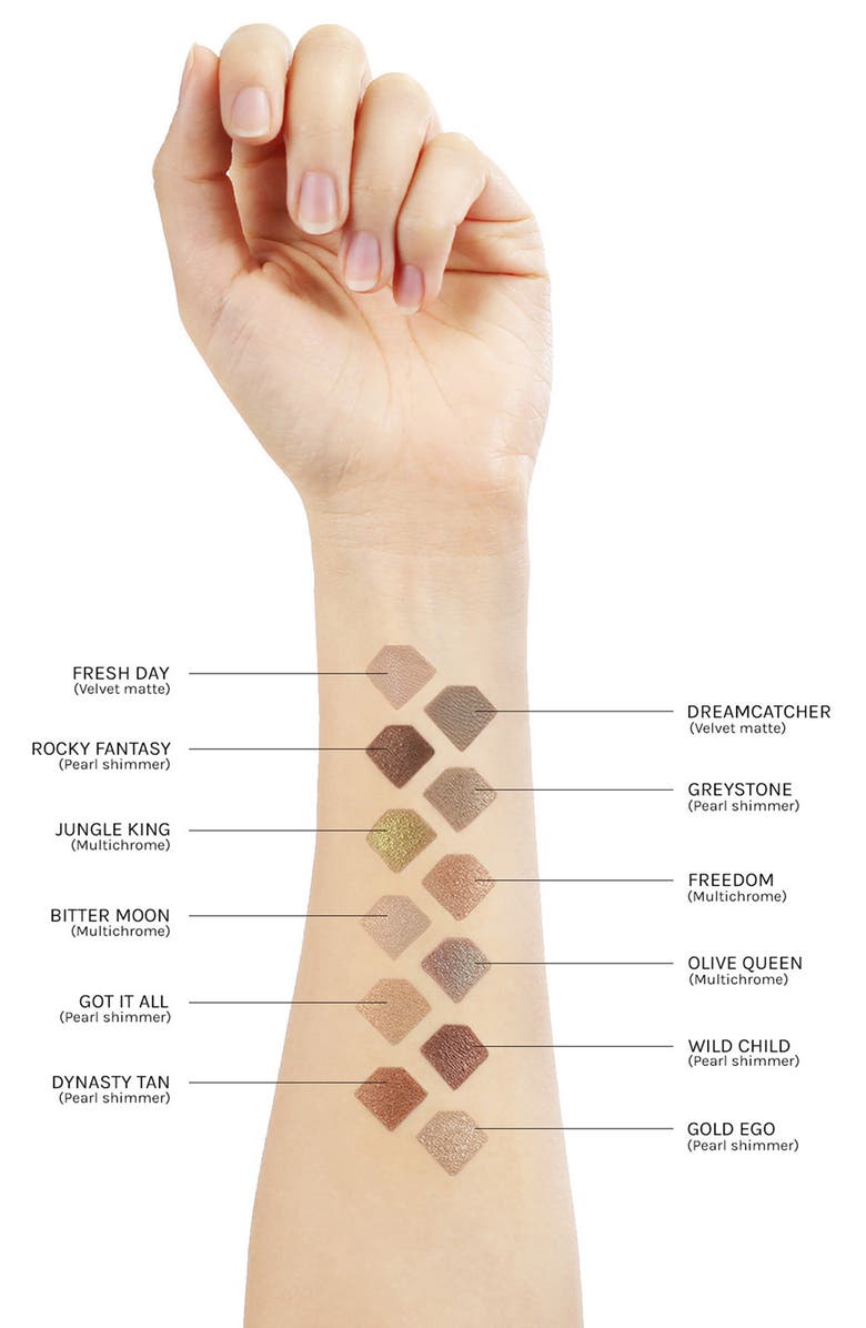 MIRENESSE 20th Anniversary Solid Gold Eyeshadow Palette, Alternate, color, 