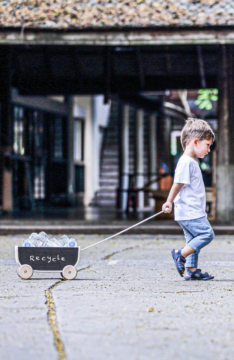 PlanToys<sup>®</sup> Toy Wagon, Alternate, color, Brown