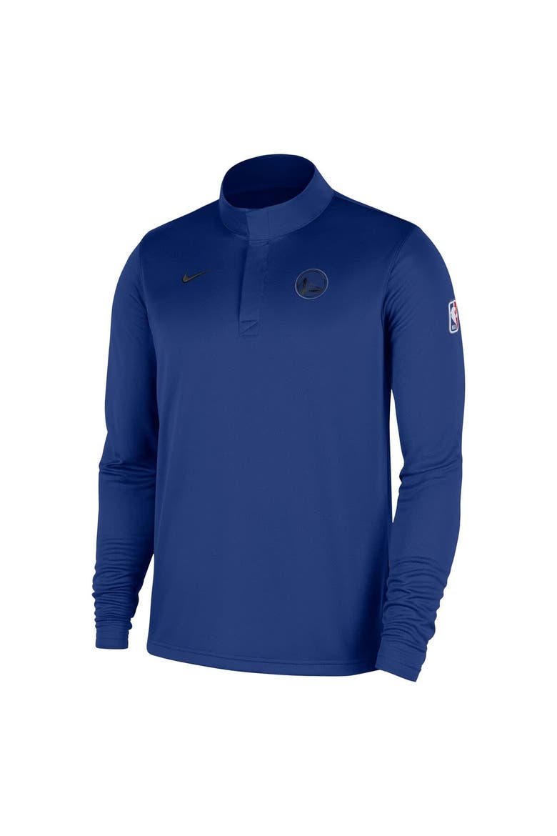 Men's Nike Royal Golden State Warriors 2025/26 Authentic Coaches Quarter-Zip Dri-Fit Top, Alternate, color, Royal