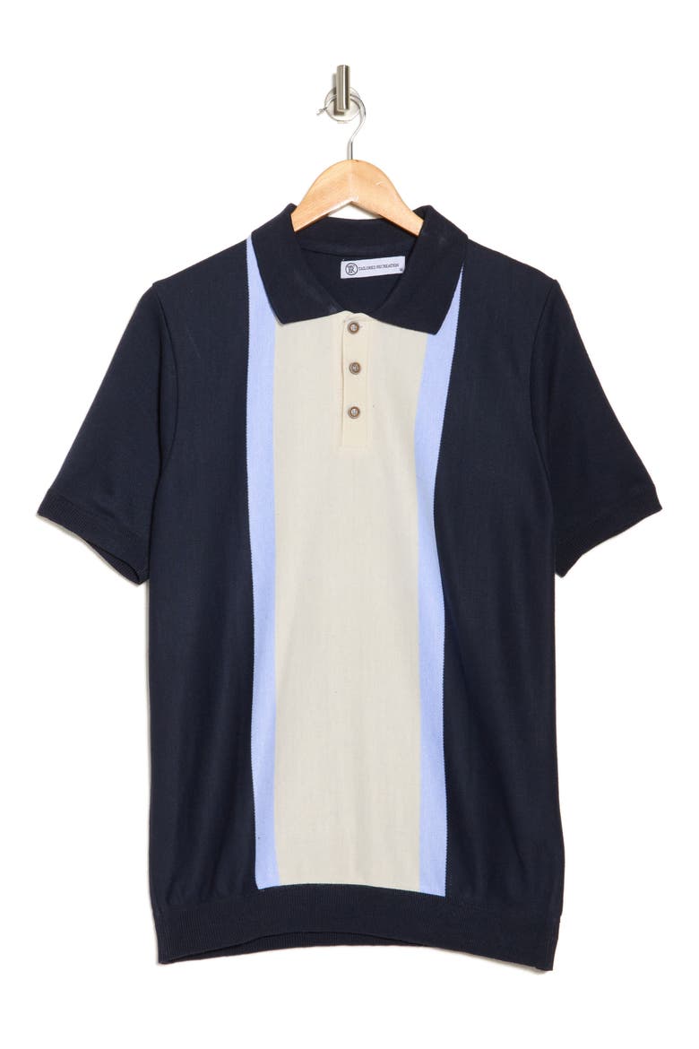 Slim Fit Polo Sweater, Alternate, color, NAVY