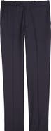 Peter Millar Harker Flat Front Stretch Wool Twill Dress Pants