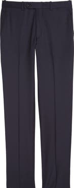 Peter Millar Harker Flat Front Stretch Wool Twill Dress Pants