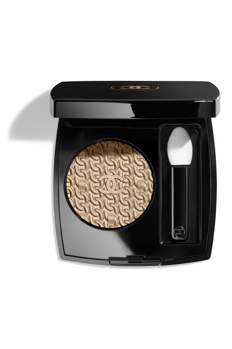 LES CHAÎNES DE CHANEL OMBRE PREMIÈRE Longwear Powder Eyeshadow, Main, color, 926 OR BLANC