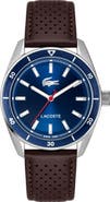 Lacoste Boston Leather Strap Watch, 39mm