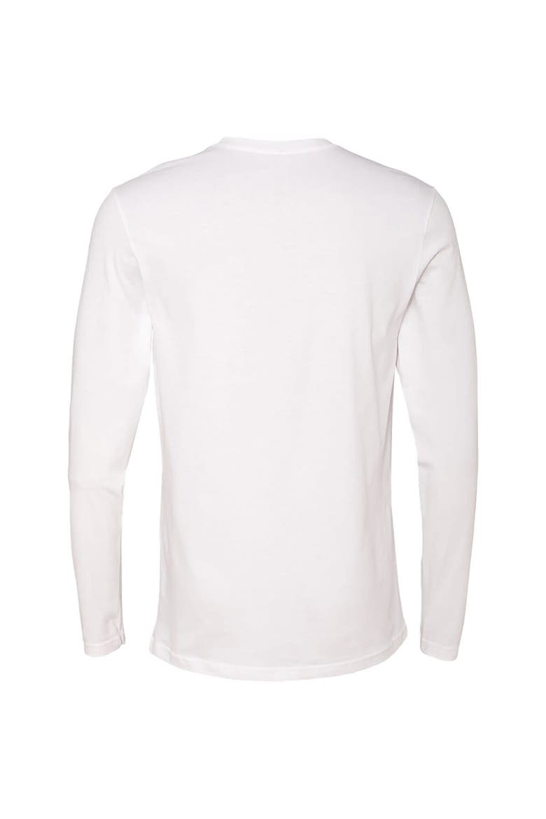 Men's Checkered Flag Sports White Ross Chastain Melon Man Long Sleeve T-Shirt, Alternate, color, White